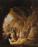 und Teniers, David d.J. (Antwerpen 1610–1690 Brüssel) by Joos de Momper, oil on panel, sold Sep 2019