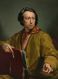 Werkstatt Selbstbildnis by Anton Raphael Mengs, oil on canvas, offered Sep 2019