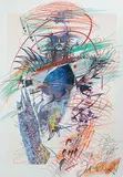 Ohne Titel by Jonathan Meese, mixed media, offered Sep 2019