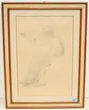 Die junge Künstlerin by Léo-Paul Robert, pencil, offered Sep 2019