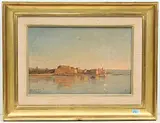 Antibes by Léon Joubert, oil on canvas, offered Sep 2019