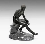 19.Jh., mit Ergänzung by Figur "Sitzender Merkur", bronze, sold Sep 2019