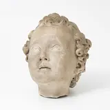 18./19.Jh by Kopf eines Knaben, marble, sold Sep 2019