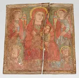 Äthiopien, 17./18.Jh by Mitteltafel eines Triptychons, chalk, sold Sep 2019