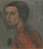 Buste de jeune femme", 1939 by René Victor Auberjonois, oil on canvas, sold Sep 2019