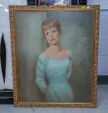 Signed ll by June Terrell, Oil pastels and graphite on paper, sold Feb 2024