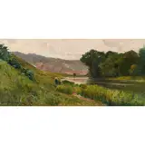 Untitled by Louis Tauzin, oil on canvas, sold Jan 2023