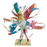 Spring Dance XXIV by Dorothy Gillespie, 1999, enamel on aluminum sculpture, sold Jan 2023