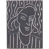 Teeny by Henri Matisse, 1938, linocut print, sold Jan 2023