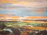 Untitled by Sidonie Caron, acrylic on canvas, sold May 2023