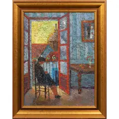 Untitled by Manuel de Arce, oil on canvas, sold May 2023