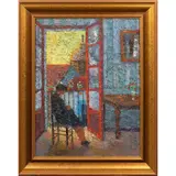 Untitled by Manuel de Arce, oil on canvas, sold May 2023