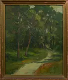 Path Through the Trees by William H. Partridge, oil on board, sold May 2023