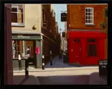 London Alley by Suzanne Taylor, 2012, oil on canvas, sold May 2023