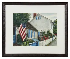 Hannah Jumper House by Joseph Correale, watercolor, sold Feb 2026