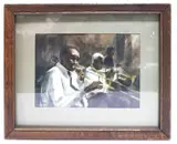 trombonists by Betty Lou Schlemm, watercolor, sold Feb 2026