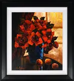 Still Life with Roses and Citrus by Nic Van Rensburg, oil on canvas, sold Mar 2025