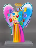 Untitled by Peter Max, 2016, Acrylic Painted Sculpture, sold Oct 2024