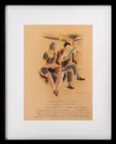 Auf Dem Weg ins Kontor in der Untergrund" [On the Way to the Office in the Underground] by Richard Ziegler, 1927, Mixed Media on Paper, sold Oct 2024