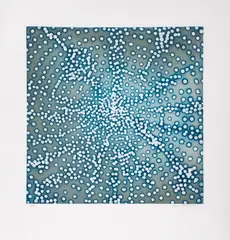 Leader Sequence by Ross Bleckner, 2002, Etching and Aquatint in Colors on Paper, sold Nov 2024