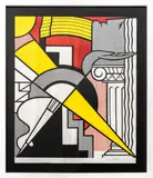 Arrow and Column by Roy Lichtenstein, 1967, Serigraph in Colors, sold Nov 2024