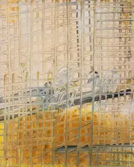 Finches Migration by Hunt Slonem, 1993, Oil on Canvas, sold Nov 2024