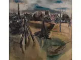 Hafenansicht by Willem Paerels, oil on canvas, offered Dec 2023