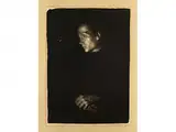Arbeiterfrau im Profil Nach Links by Käthe Kollwitz, 1867 Königsberg – 1945 Moritzburg, chalk, offered Apr 2018