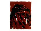 Ohne Titel by Horst Becking, geb. 1937 Hagen, color etching, sold Apr 2018