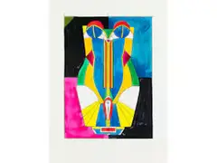 Ohne Titel by Richard Lindner, mixed media, offered Sep 2025