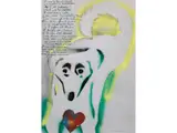 Untitled by Giosetta Fioroni, mixed media, offered Jun 2023