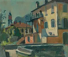Verscio by Carl Walter Liner, 1947, oil on board, offered Sep 2019