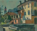 Verscio by Carl Walter Liner, 1947, oil on board, offered Sep 2019