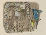 Domenica by Alois Carigiet, 1968, color lithograph, sold Sep 2019