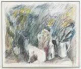 Die Katze auf dem Tisch, 1980 by Raymond Dennler, oil on canvas, offered Sep 2019