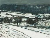Aargauer Jura by Roger Kathy, oil on canvas, sold Sep 2019