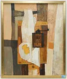 Nature morte au moulin, 1977 by Charles Monnier, oil on canvas, sold Sep 2019