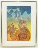 Paracelsus by Hans Erni, 1973, color lithograph, sold Sep 2019