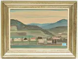 Landschaft by Fred Stauffer, 1927, gouache, sold Sep 2019