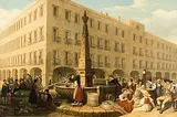 Marktszene vor dem Kreuzgassbrunnen in Bern by Samuel John Stump, 1833, oil on canvas, offered Jun 2019