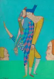 Ohne Titel by Mihail Chemiakin, 1980, gouache, sold Jun 2019