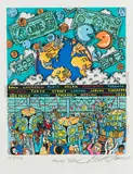 Money Talks by Charles Fazzino, color screenprint, sold Jun 2019