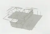 Siteplan 14 by Tadashi Kawamata, 1991, collage, offered Jun 2019