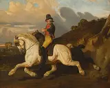 Reiter zu Pferd by Frankreich, Mitte 19.Jh., oil on canvas, sold Jun 2019