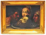 Nachfolger Salome mit dem Haupt Johannes des Täufers by Andrea Solari, oil on canvas, sold Jun 2019