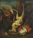 Nachfolger Jagdstillleben by Jan Weenix, oil on panel, sold Jun 2019