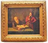 Die Bibellehre by Willibald Winck, oil on canvas, offered Jun 2019