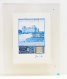 Wrapped Reichstag by Christo, 1994, offset lithograph, sold Jun 2019