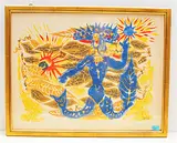 Ohne Titel by Jean Lurçat, color lithograph, sold Jun 2019