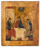 Russich, um 1800 by Gastmahl Abrahams, tempera, sold Jun 2019